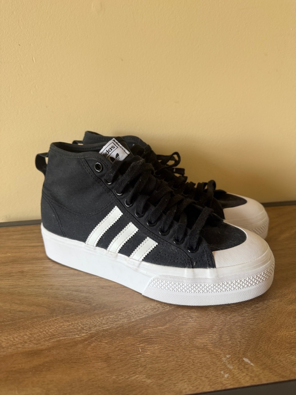 Adidas Nizza Mid-Top Platform Sneakers